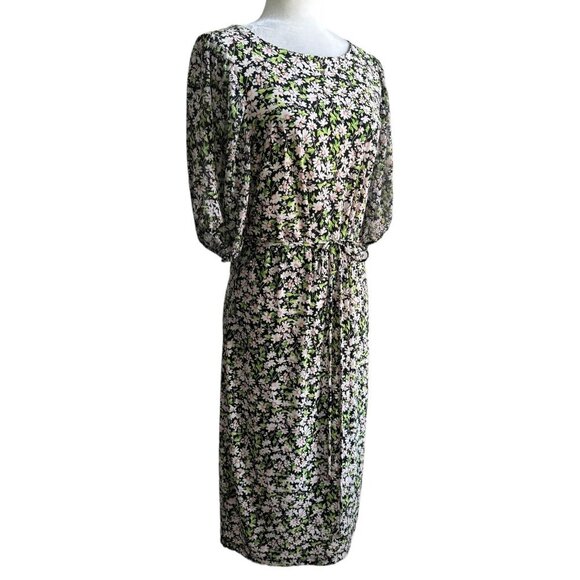 Tommy Hilfiger Petite Daisy Garden Godet Fit and Flare Dress Cottagecore Sz 8 - Picture 5 of 11